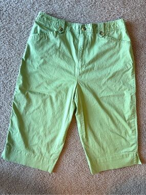 Super Cool White Stag Cotton Wide Leg Capris